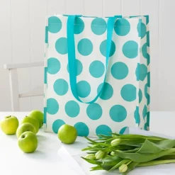 Shopping bag - Spotlight turquoise on white