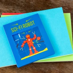 Slide puzzle - Sci-fi robot