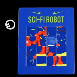 Slide puzzle - Sci-fi robot