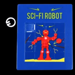Slide puzzle - Sci-fi robot