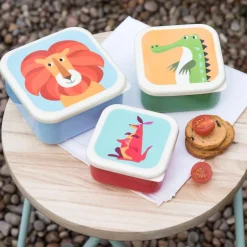 Snack boxes (set of 3) - Colourful Creatures