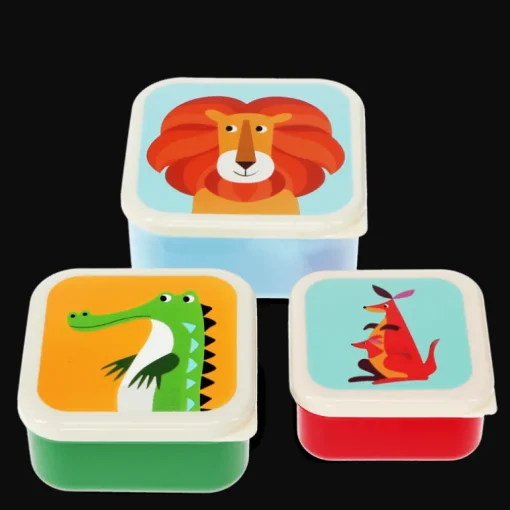 Snack boxes (set of 3) - Colourful Creatures