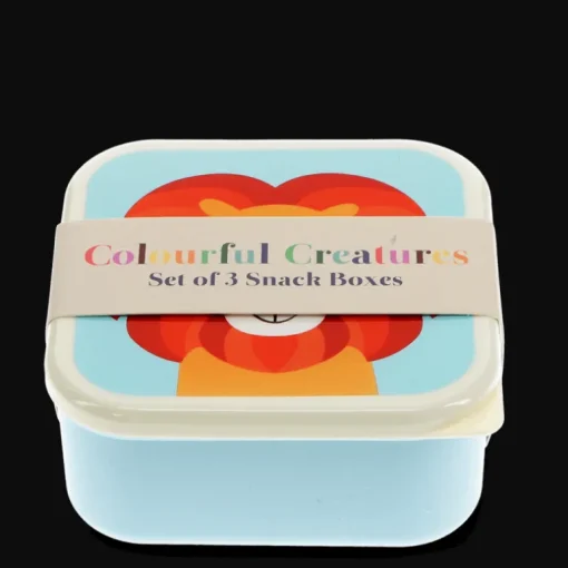 Snack boxes (set of 3) - Colourful Creatures