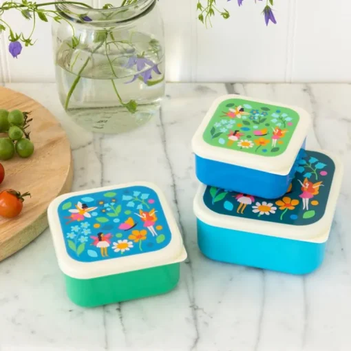 Snack boxes (set of 3) - Fairies in the Garden