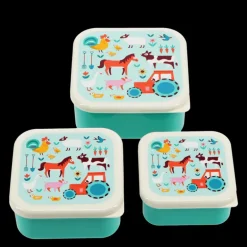 Snack boxes (set of 3) - Farmyard