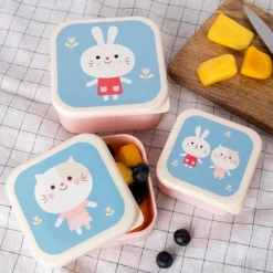 Snack boxes (set of 3) - Lottie and Friends