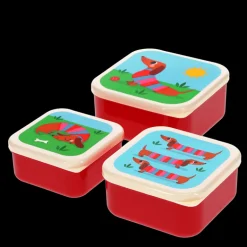 Snack boxes (set of 3) - Sunny Sausage Dog