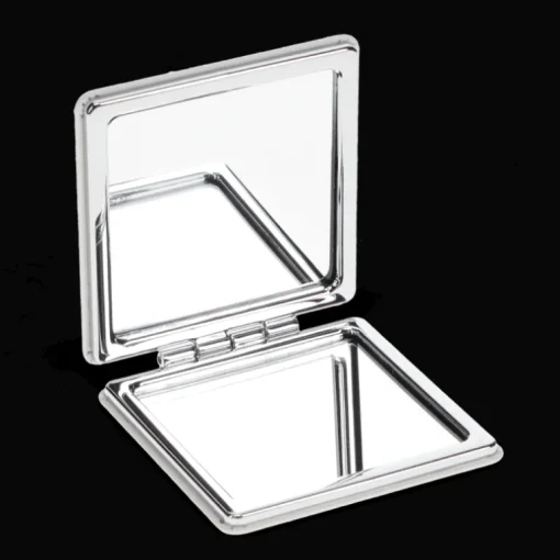 Square pocket mirror - Sausage Dog