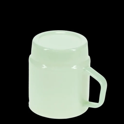 Stacking glass coffee cup 280ml - Mint green