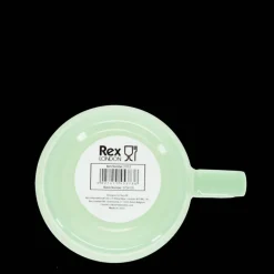 Stacking glass coffee cup 280ml - Mint green