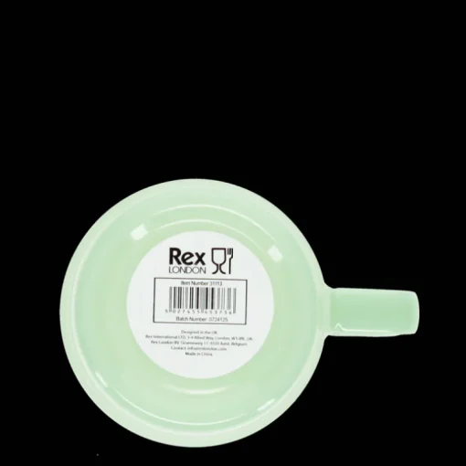 Stacking glass coffee cup 280ml - Mint green