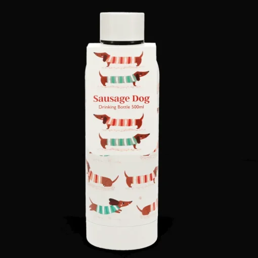 Stainless steel bottle 500ml - Sausage Dog