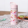 Stainless steel bottle with push button lid 500ml - Unicorn
