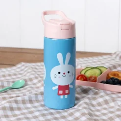 Stainless steel bottle with push button lid 500ml - Lottie and Friends