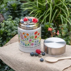 Stainless steel food flask (450 ml) - Wild Flowers