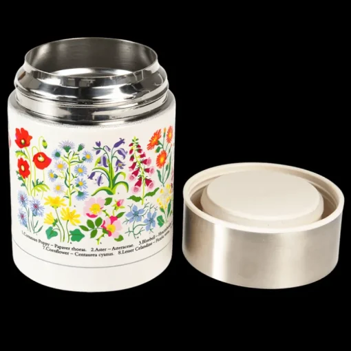 Stainless steel food flask (450 ml) - Wild Flowers