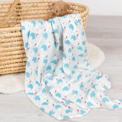 Swaddling blanket - Elephant Party