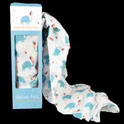 Swaddling blanket - Elephant Party