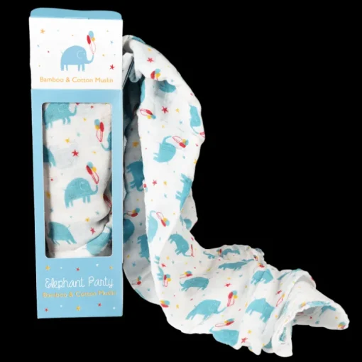 Swaddling blanket - Elephant Party