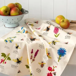 Tea towel - Garden Bees