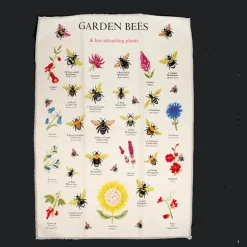 Tea towel - Garden Bees