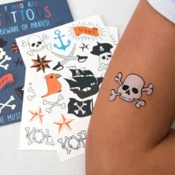 Temporary tattoos - Beware of the Pirates