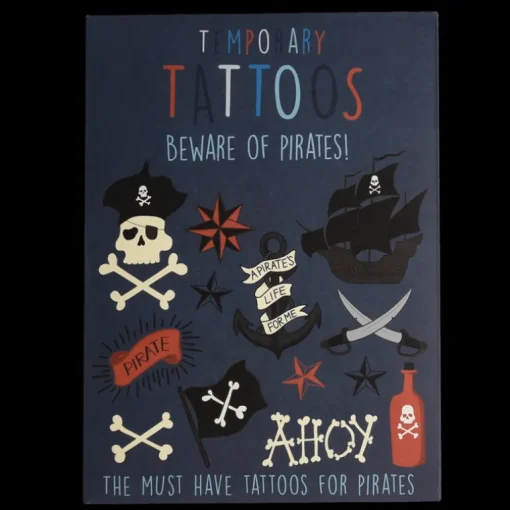 Temporary tattoos - Beware of the Pirates