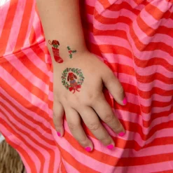 Temporary tattoos - Festive Sausage Dog