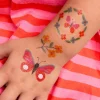Temporary tattoos - Floral Flutter