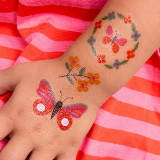 Temporary tattoos - Floral Flutter
