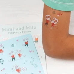 Temporary tattoos - Mimi and Milo