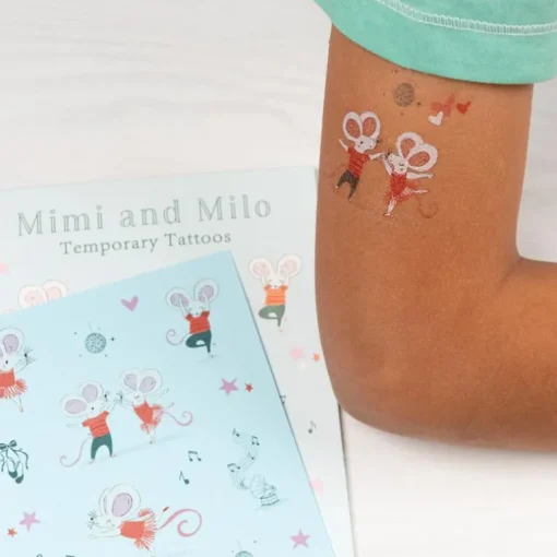 Temporary tattoos - Mimi and Milo