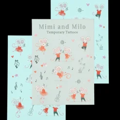 Temporary tattoos - Mimi and Milo