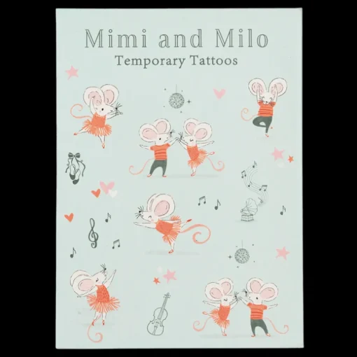 Temporary tattoos - Mimi and Milo