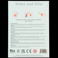 Temporary tattoos - Mimi and Milo