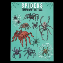 Temporary tattoos - Spiders