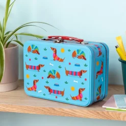 Tin case - Sunny Sausage Dog