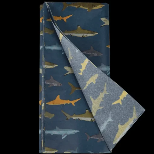 Tissue paper (10 sheets) - Sharks