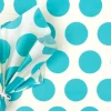 Tissue paper (10 sheets) - Spotlight turquoise on white