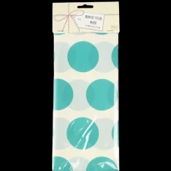 Tissue paper (10 sheets) - Spotlight turquoise on white