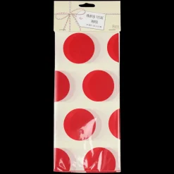 Tissue paper (10 sheets) - Spotlight red on white