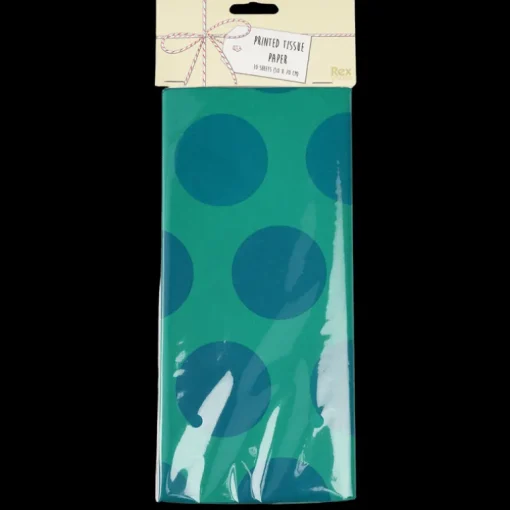 Tissue paper (10 sheets) - Spotlight blue on turquoise