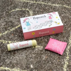 Traditional hopscotch with instructions