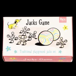 Traditional jacks playground game