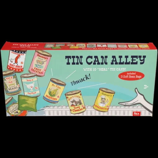 Traditional tin can alley game