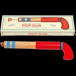 Traditional wooden pop-gun
