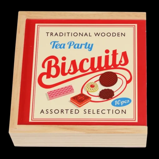 Traditional wooden toy - Biscuits with numbers