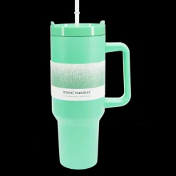 Travel tumbler with handle (1.2Ltr) - Mint green