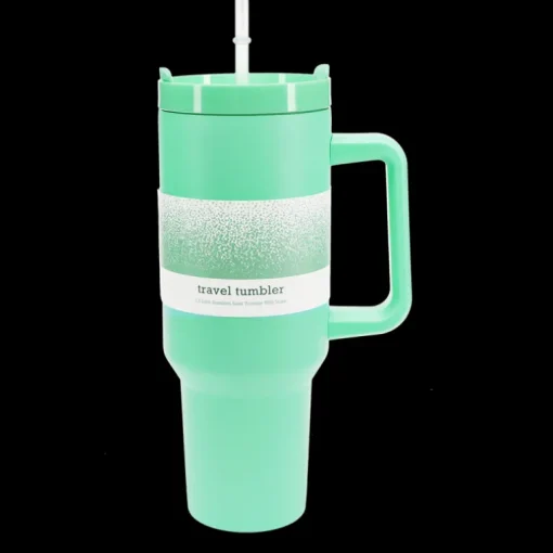 Travel tumbler with handle (1.2Ltr) - Mint green