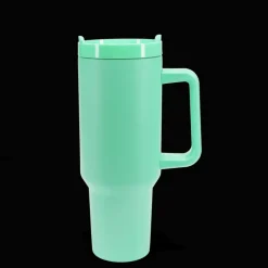 Travel tumbler with handle (1.2Ltr) - Mint green